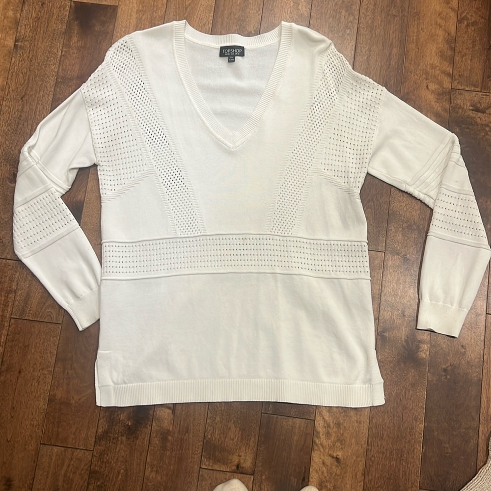 TOPSHOP White Sweater